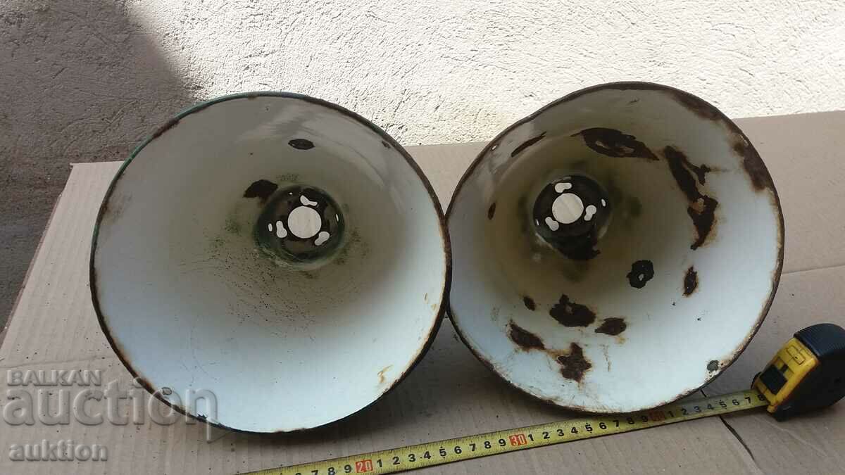 ENAMEL SOC. LANTERNS OF LAMPS - 6 ENAMEL SOC. LANTERNS OF LAMPS - 6