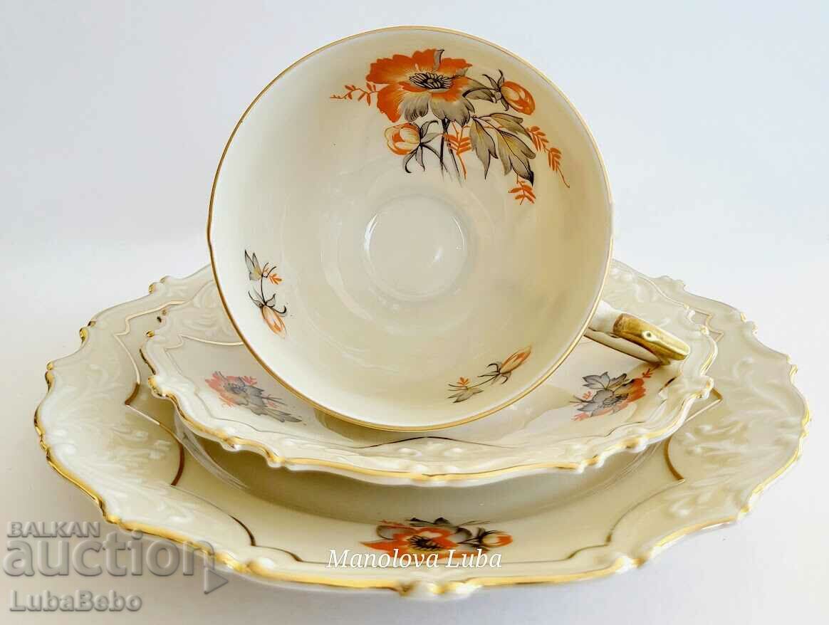 Auction Schlottenhof collector's triple set, Bavaria. Auction Schlottenhof collector's triple set, Bavaria.