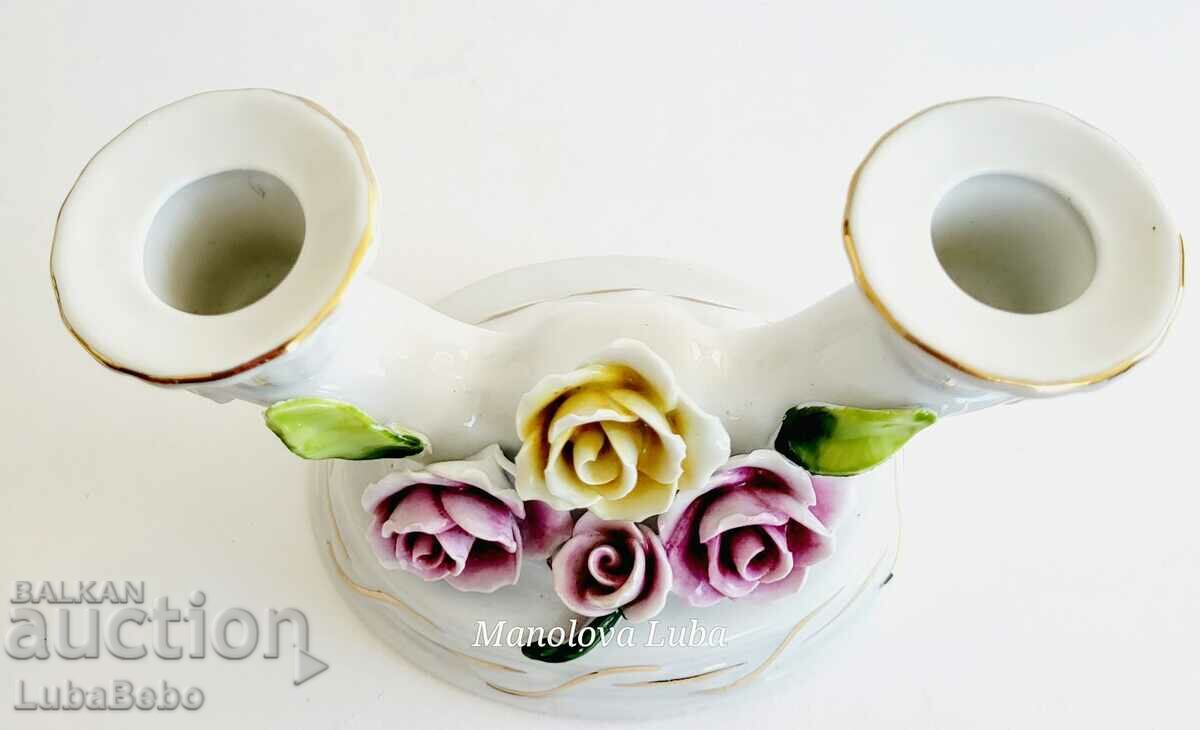 Vintage candlestick marked IMPORT - 6 Vintage candlestick marked IMPORT - 6