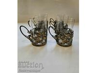 6 pcs. silver plated stemmed cups, WMF