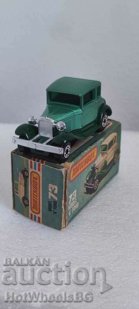 MATCHBOX LESNEY -No 73C Ford Model "A" 1979 with price 19.99 BGN | € 10.22 MATCHBOX LESNEY -No 73C Ford Model "A" 1979 with price 19.99 BGN | € 10.22