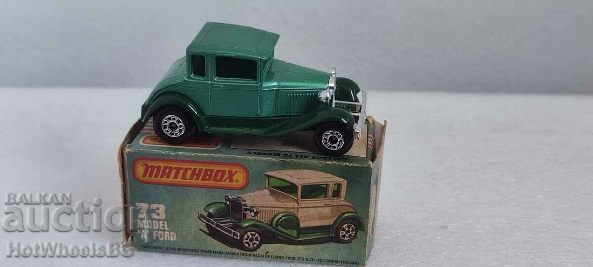 Auction MATCHBOX LESNEY -No 73C Ford Model "A" 1979 Auction MATCHBOX LESNEY -No 73C Ford Model "A" 1979