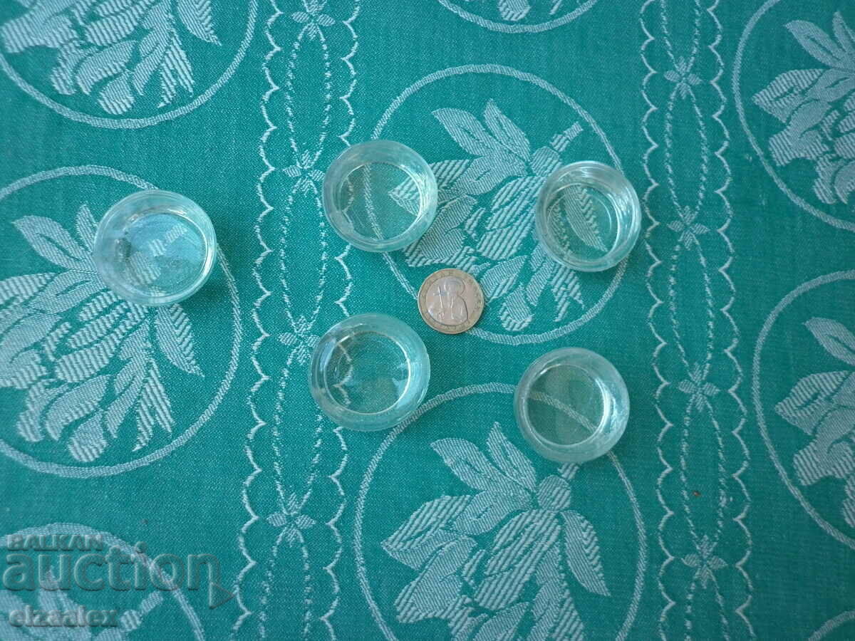 Old glass stoppers