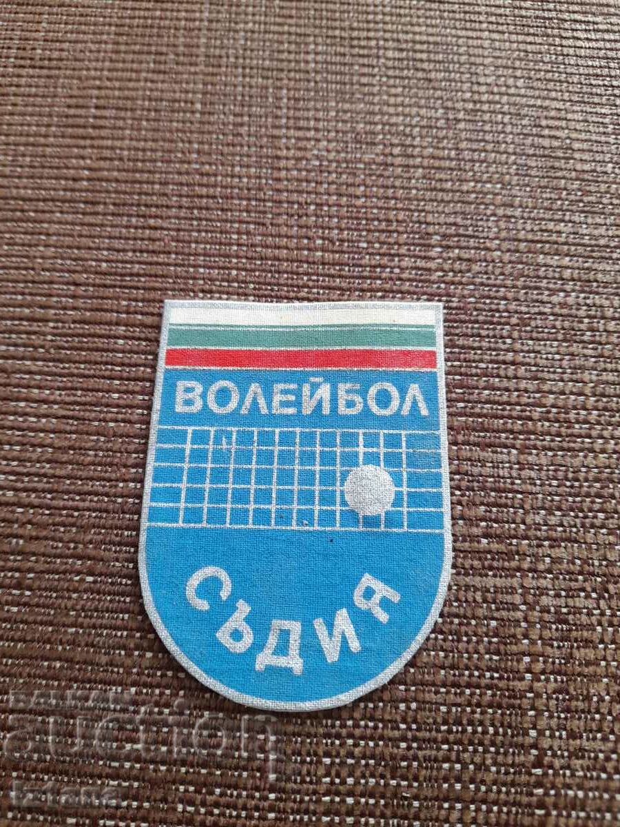 Old emblem Volleyball Referee