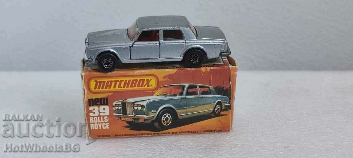MATCHBOX LESNEY -No39C Rolls Royce Silver Shadow 1979