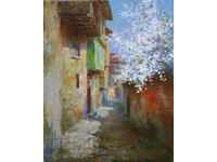 Spring in Tarnovo - oil paints