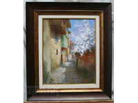 Spring in Tarnovo - oil paints