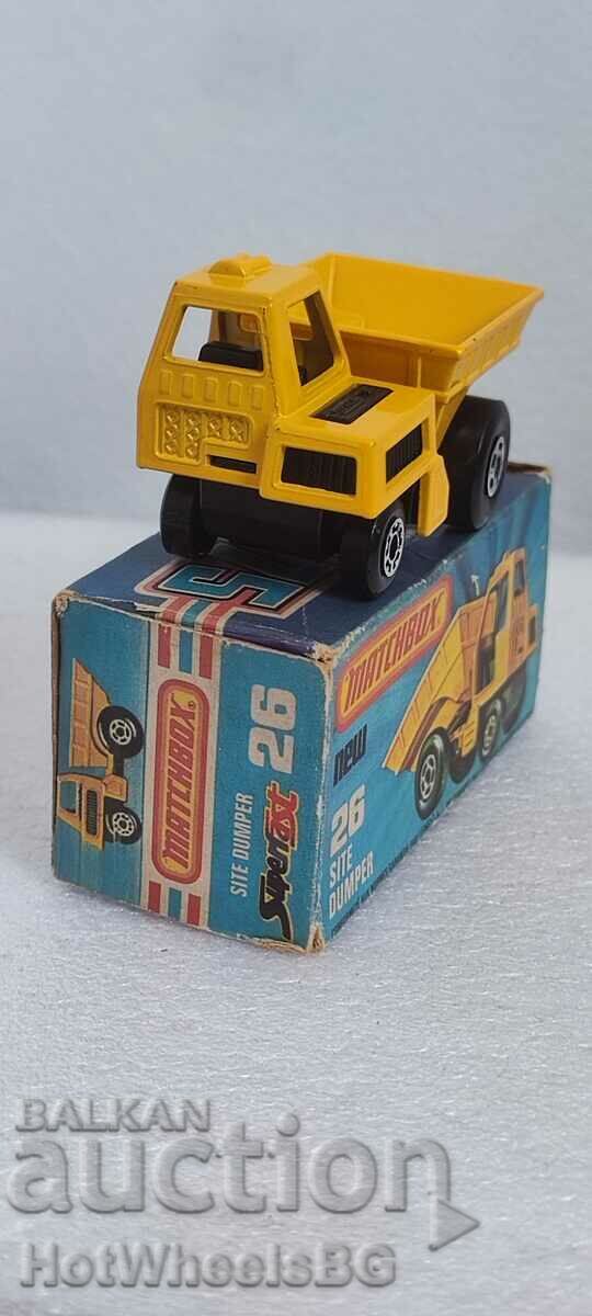 MATCHBOX LESNEY -No 26C Site Dumper 1976 with price 34.99 BGN | € 17.89 MATCHBOX LESNEY -No 26C Site Dumper 1976 with price 34.99 BGN | € 17.89