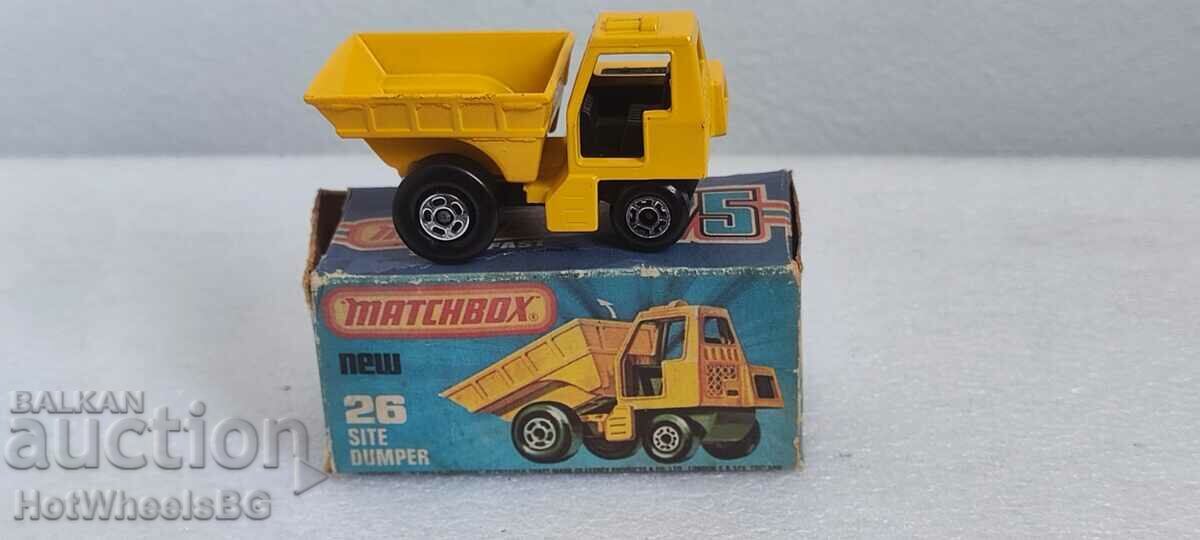 Auction MATCHBOX LESNEY -No 26C Site Dumper 1976 Auction MATCHBOX LESNEY -No 26C Site Dumper 1976
