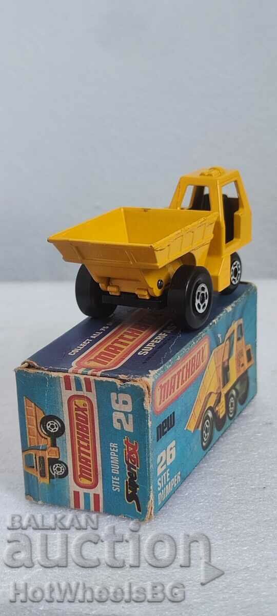 Delivery of MATCHBOX LESNEY -No 26C Site Dumper 1976 Delivery of MATCHBOX LESNEY -No 26C Site Dumper 1976