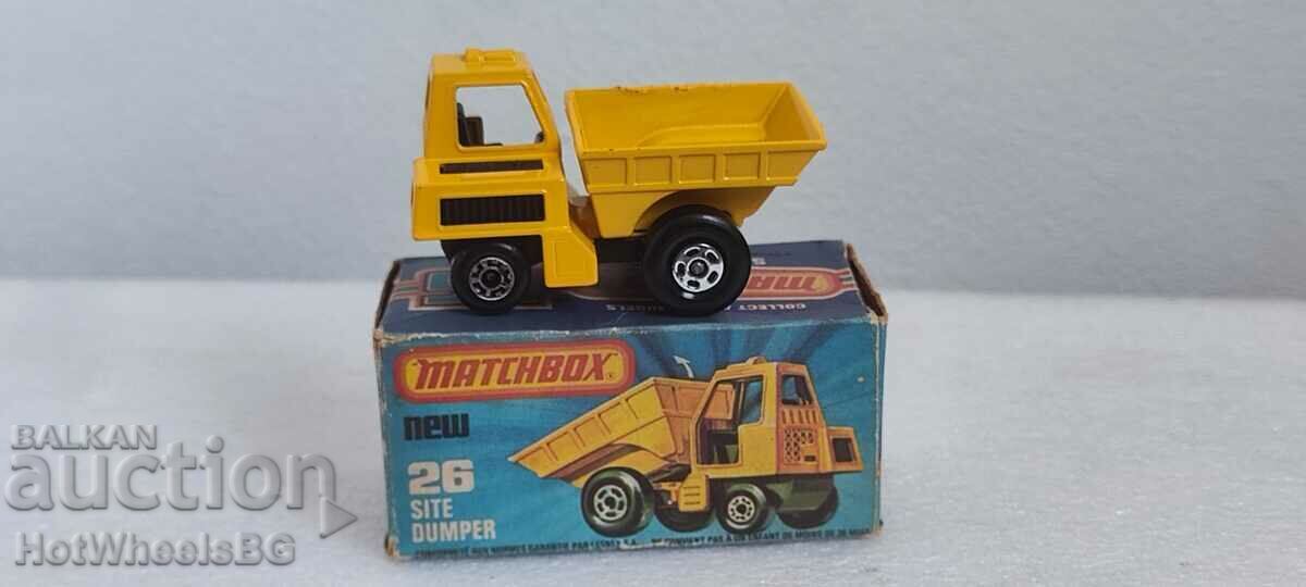 MATCHBOX LESNEY -No 26C Site Dumper 1976 MATCHBOX LESNEY -No 26C Site Dumper 1976