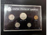 Сребро Сет Разменни Монети 1967 САЩ