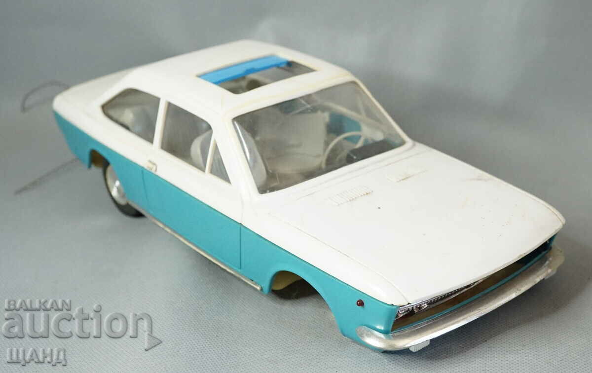 FIAT 124 COUPE Old German Plastic toy model car