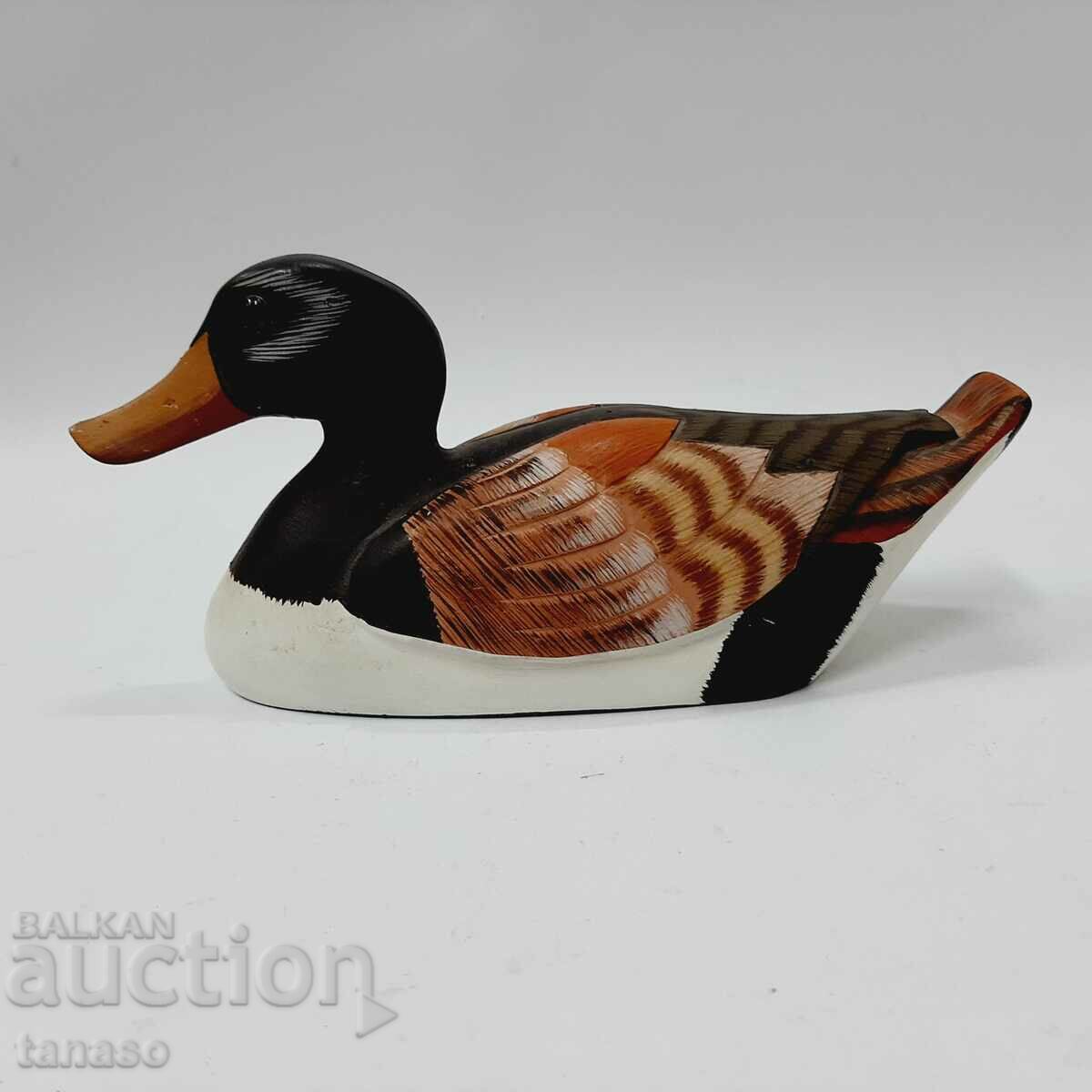 Plaster figure duck, decoration, mure (13.3)