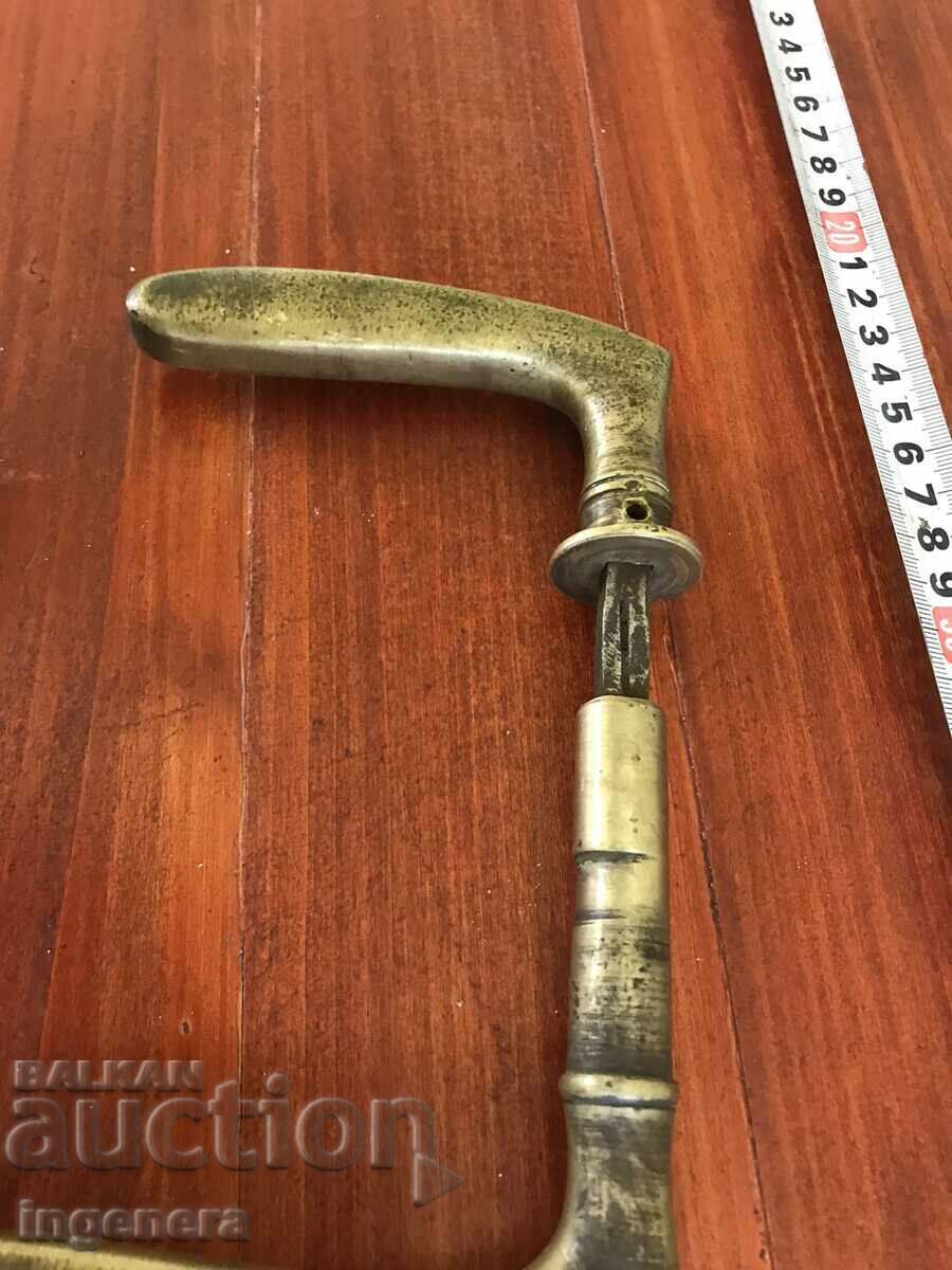 HANDLES SHIELD BRONZE BRASS ANTIQUE - 5 HANDLES SHIELD BRONZE BRASS ANTIQUE - 5