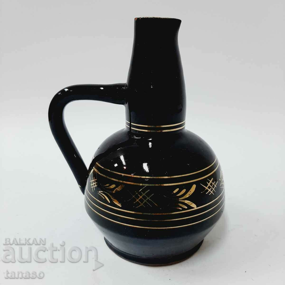 Auction Old small glazed ceramic jug(3.2) Auction Old small glazed ceramic jug(3.2)