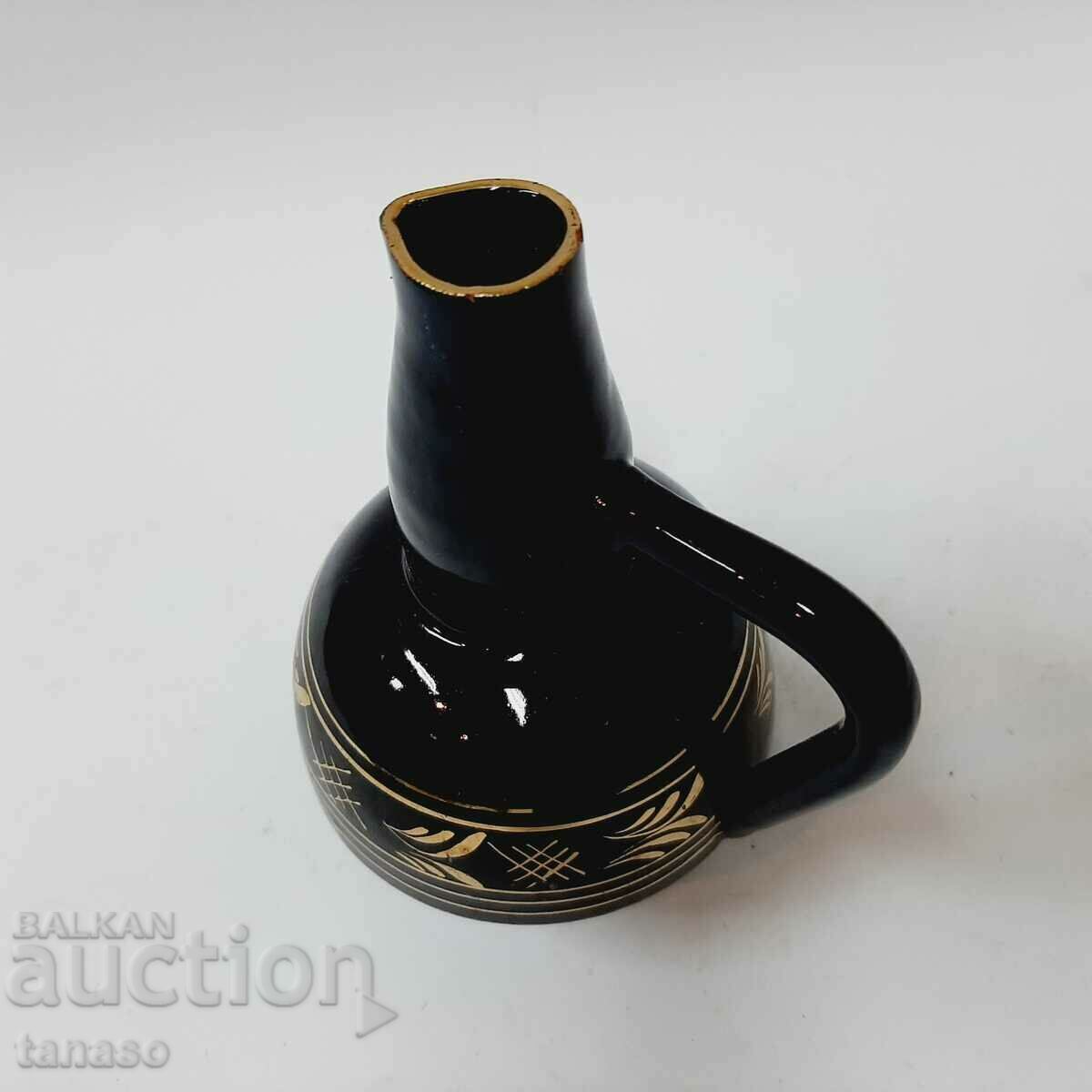 Urcior mic vechi din ceramică smălțuită (3.2) - 6