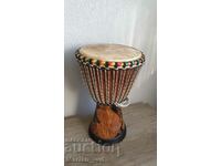 Tarambuka/Djembe made of solid wood and natural leather