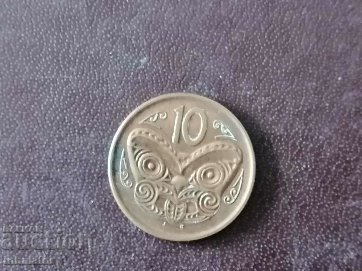 10 cents 2011 New Zealand