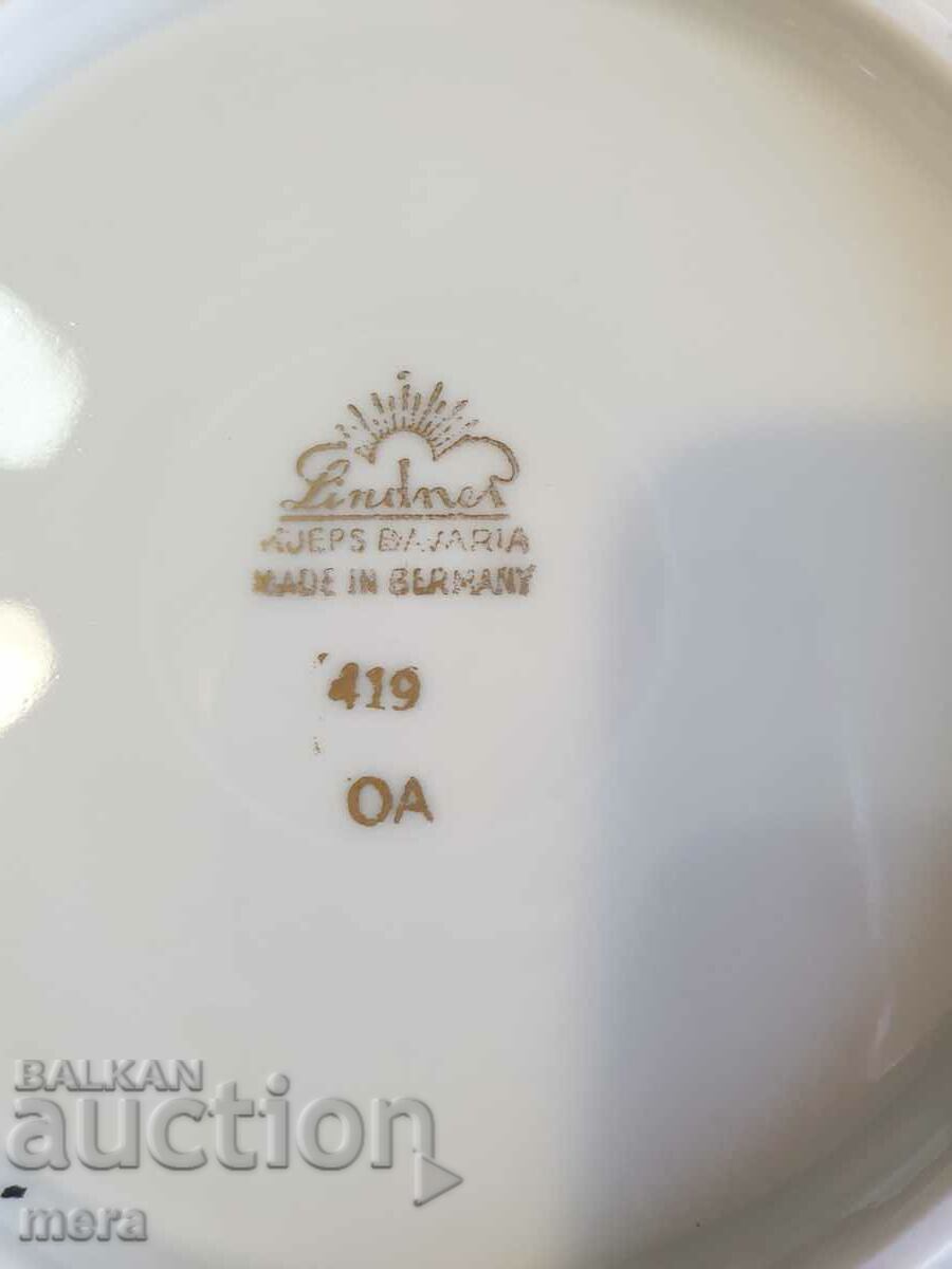 Large porcelain tray with rich gilding and floral motifs - 6 Large porcelain tray with rich gilding and floral motifs - 6