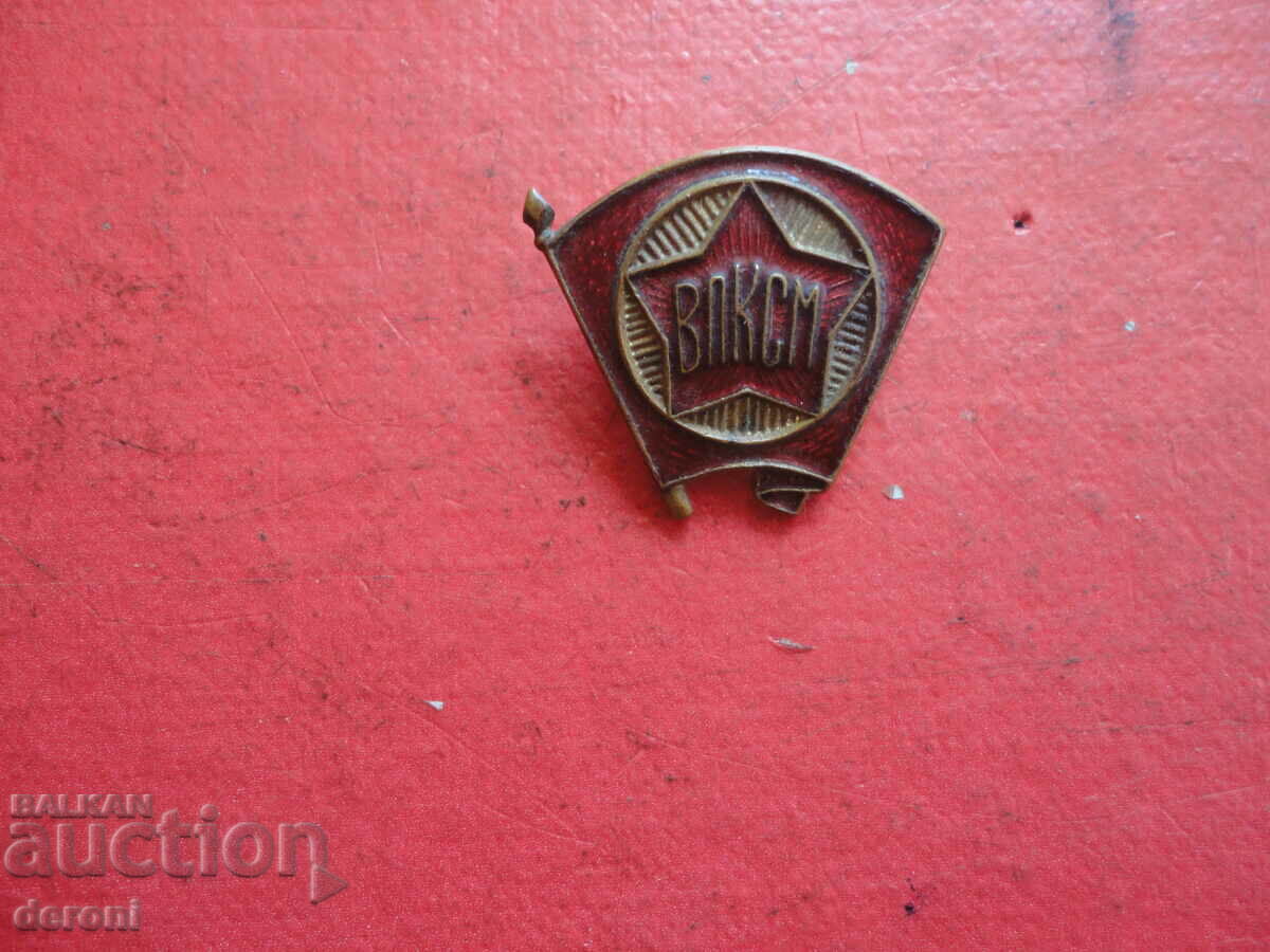 Delivery of Badge badge VLKSM bronze enamel Delivery of Badge badge VLKSM bronze enamel