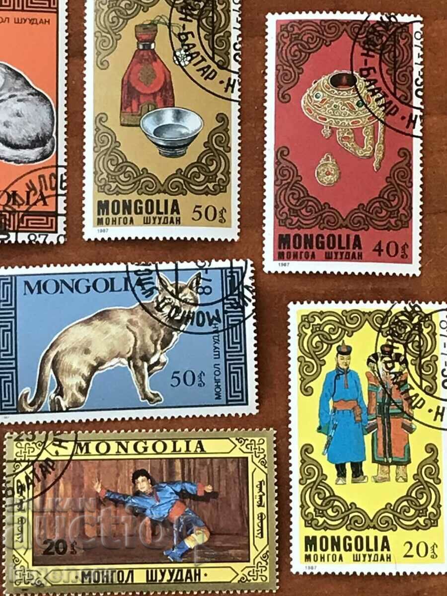 TIMBILE POSTALE ALE MONGOLIEI - 6 TIMBILE POSTALE ALE MONGOLIEI - 6