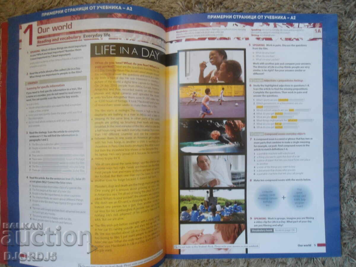 EXEMPRE DE PAGINI din manual și caiet Partea A1 și Partea A2 - 6