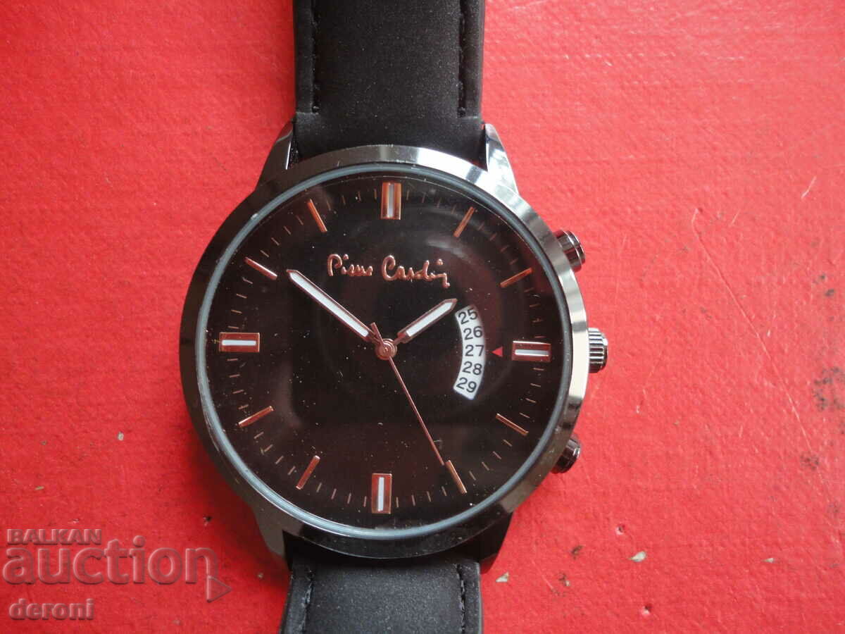Great men's Pier Cardin watch with price 35.00 BGN | € 17.90 Great men's Pier Cardin watch with price 35.00 BGN | € 17.90