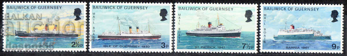 1973. Guernsey. Nava poștală II.