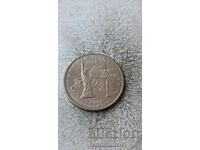 USA 25 cents 2001 D New York