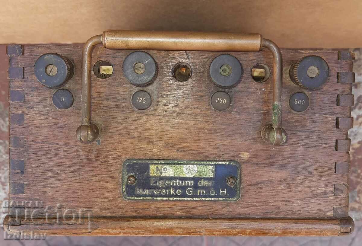 Auction Vintage German Voltmeter circa 1935 Auction Vintage German Voltmeter circa 1935