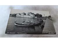Postcard Anchialo Port