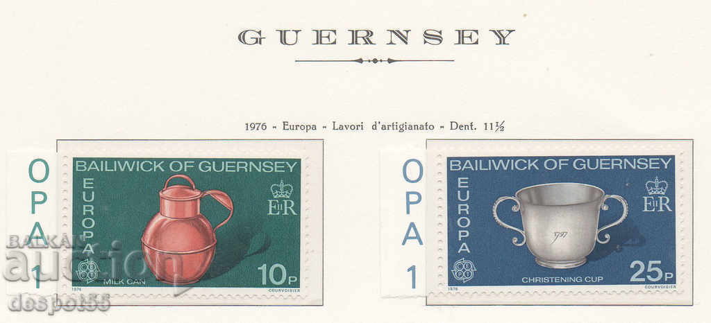 1976. Guernsey. Ευρώπη - Χειροτεχνία.