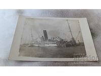 Photo Burgas Italy. the ship CAMPIDOLIO ran aground in 1931