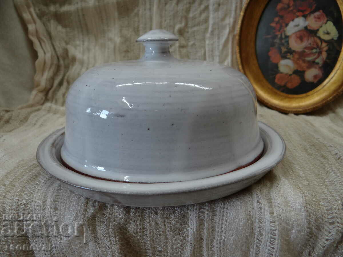 Ceramic Czech oil pot