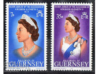 1977 Guernsey. Jubileul de argint al încoronării Elisabetei a II-a
