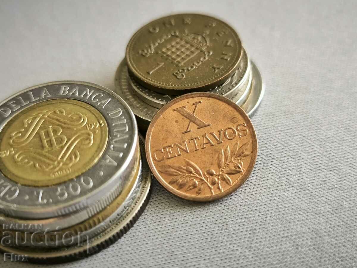 Монета - Португалия - 10 центваос | 1968г.