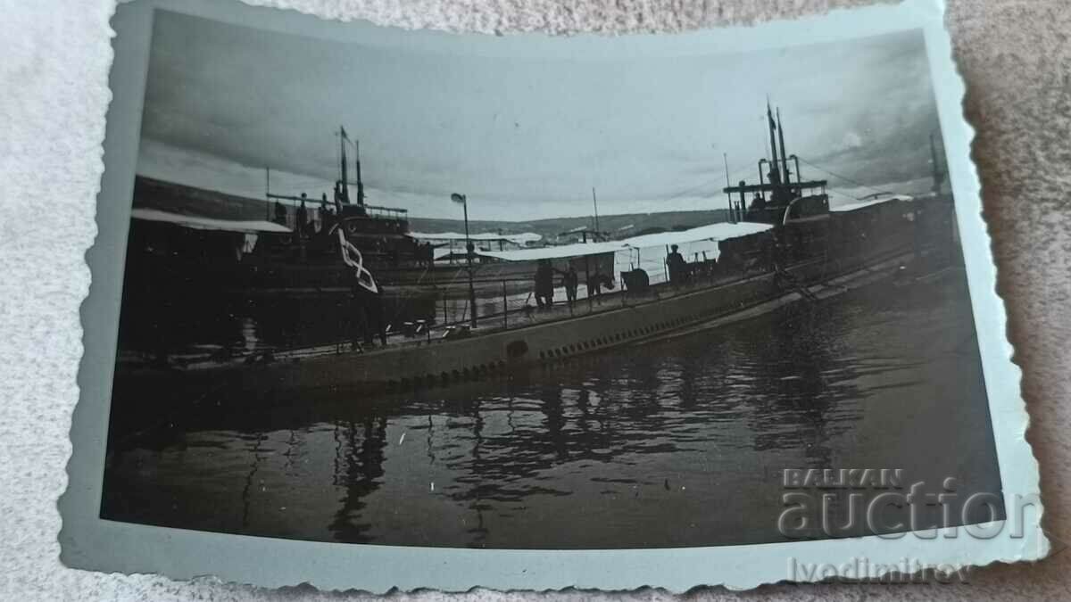 Photo German submarine from the Second World War