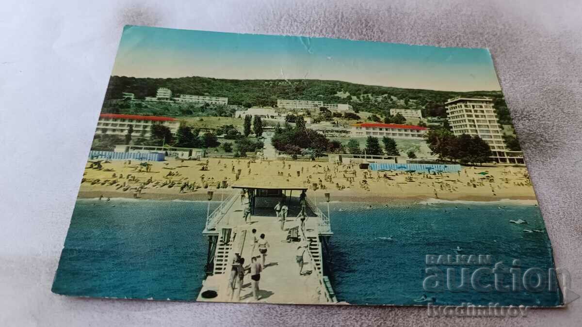 Carte poștală Nisipurile de Aur 1963