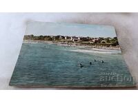 Postcard Obzor View from the beach 1960