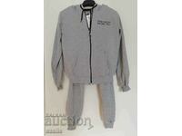 New light gray hooded tracksuit