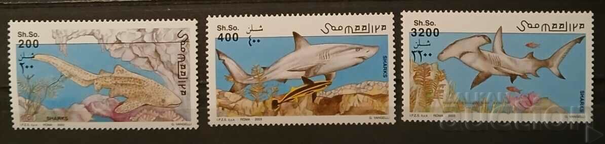 Somalia 2003 Fauna/Pești MNH