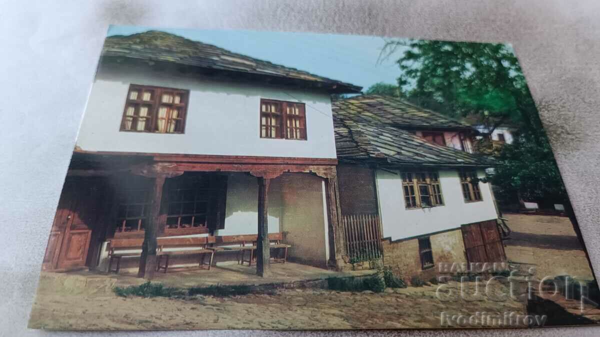Καρτ ποστάλ Bozhentsi Παλιά αρχιτεκτονική 1975