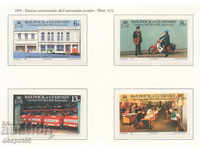 1979. Guernsey. 10 ani de oficiu poștal din Guernsey + bloc