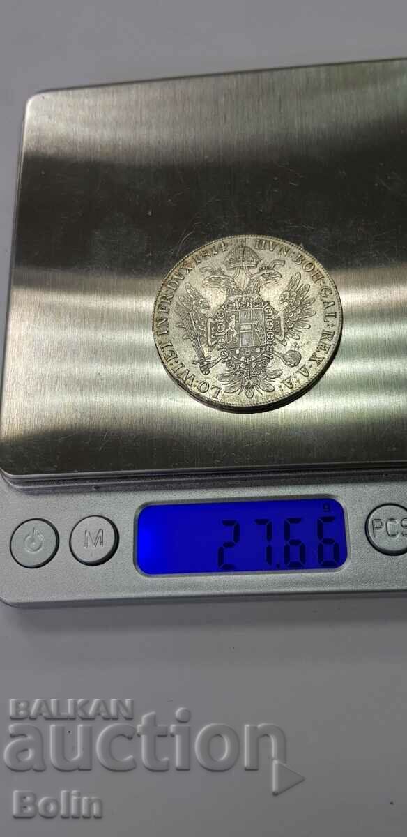 Silver coin THALER, FRANCISCUS I 1814 Austria - 6 Silver coin THALER, FRANCISCUS I 1814 Austria - 6