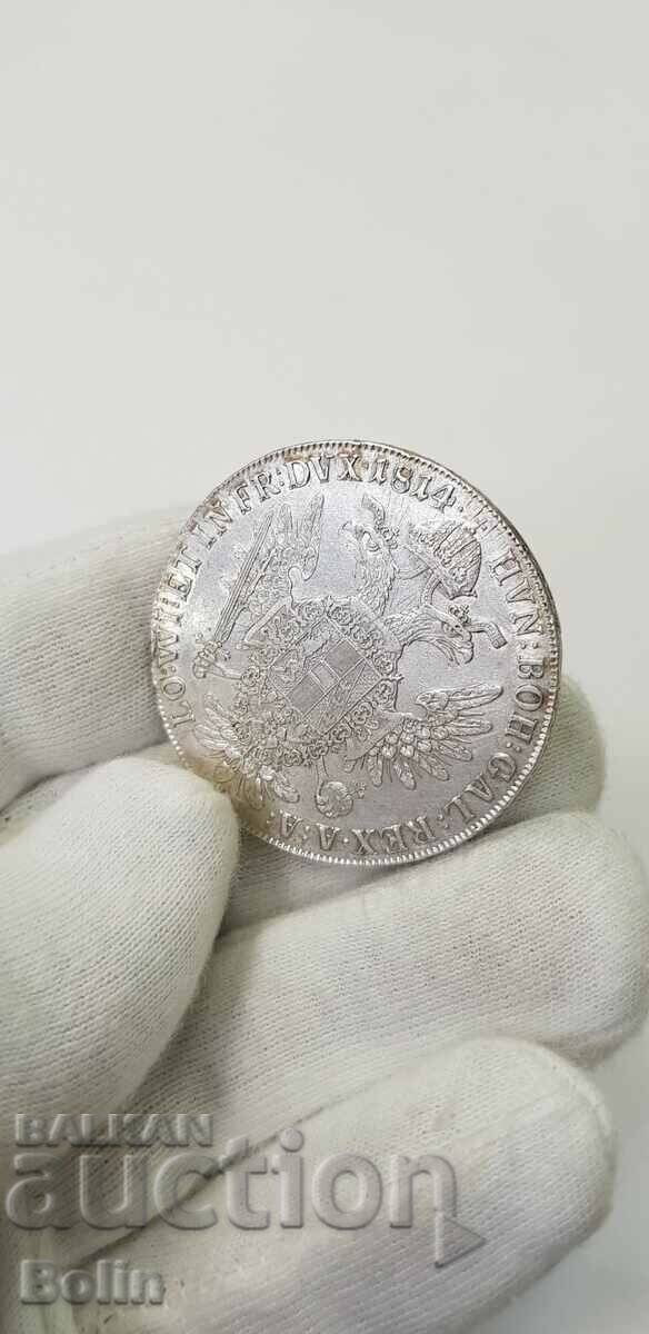 Silver coin THALER, FRANCISCUS I 1814 Austria - 7 Silver coin THALER, FRANCISCUS I 1814 Austria - 7