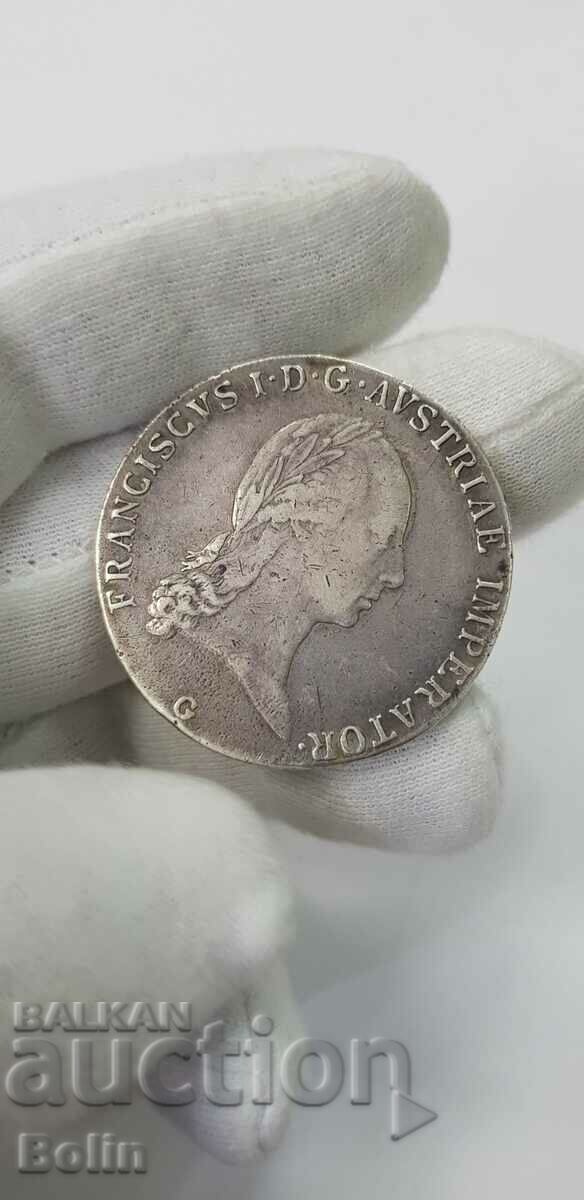 Silver coin THALER, FRANCISCUS I 1823 Austria - 5