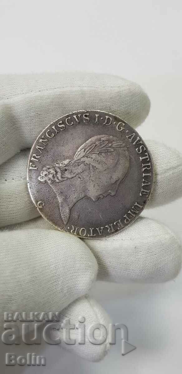 Silver coin THALER, FRANCISCUS I 1823 Austria - 7