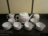 Bulgarian porcelain tea set
