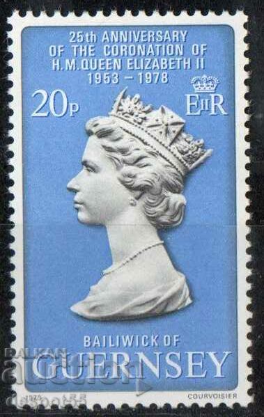 1978. Guernsey. Η στέψη της Ι.Μ. Βασίλισσα Ελισάβετ Β'.